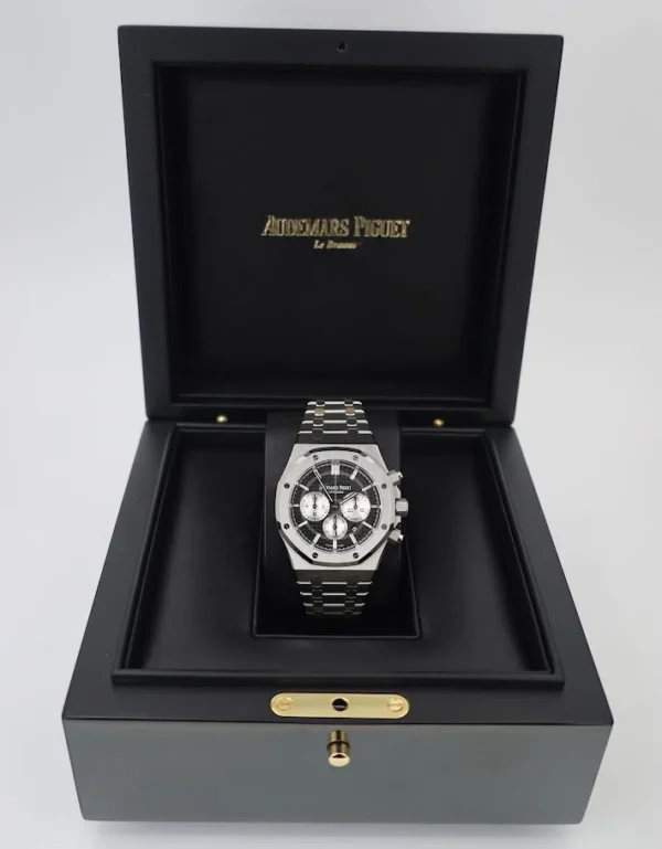 Audemars Piguet Royal Oak Chronograph Watch-Black Dial 41mm-26331ST.OO.1220ST.02 - Image 4