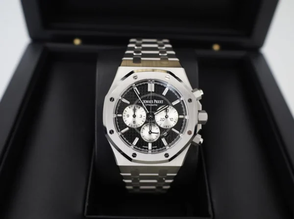 Audemars Piguet Royal Oak Chronograph Watch-Black Dial 41mm-26331ST.OO.1220ST.02 - Image 3