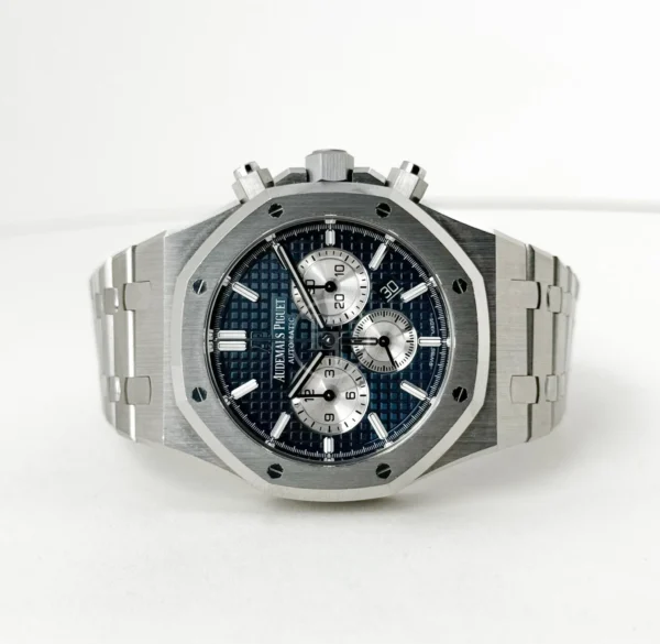 Audemars Piguet Royal Oak Chronograph Watch-Blue Dial 41mm-26331ST.OO.1220ST.01 - Image 5