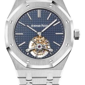 Audemars Piguet Royal Oak Extra-Thin Tourbillon Watch-Blue Dial 41mm-26510ST.OO.1220ST.01