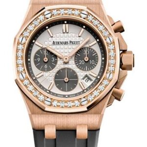 Audemars Piguet Royal Oak Offshore Selfwinding Chronograph Watch-Silver Dial 37mm-26231OR.ZZ.D003CA.01