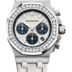 Audemars Piguet Royal Oak Offshore Selfwinding Chronograph Watch-Silver Dial 37mm-26231ST.ZZ.D010CA.01