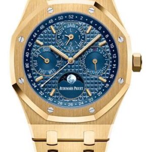 Audemars Piguet Royal Oak Perpetual Calendar Watch-Blue Dial 41mm-26574BA.OO.1220BA.01