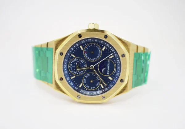 Audemars Piguet Royal Oak Perpetual Calendar Watch-Blue Dial 41mm-26574BA.OO.1220BA.01 - Image 3