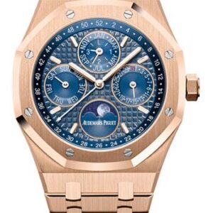 Audemars Piguet Royal Oak Perpetual Calendar Watch-Blue Dial 41mm-26574OR.OO.1220OR.02