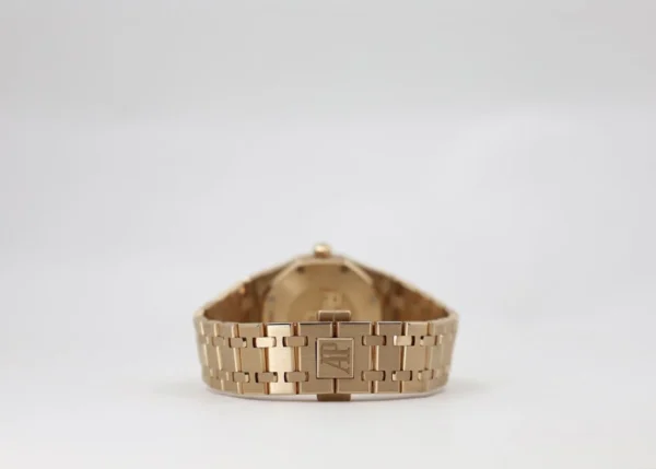 Audemars Piguet Royal Oak Quartz Watch-Brown Dial 33mm-67650OR.OO.1261OR.01 - Image 6