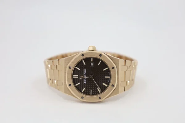 Audemars Piguet Royal Oak Quartz Watch-Brown Dial 33mm-67650OR.OO.1261OR.01 - Image 7