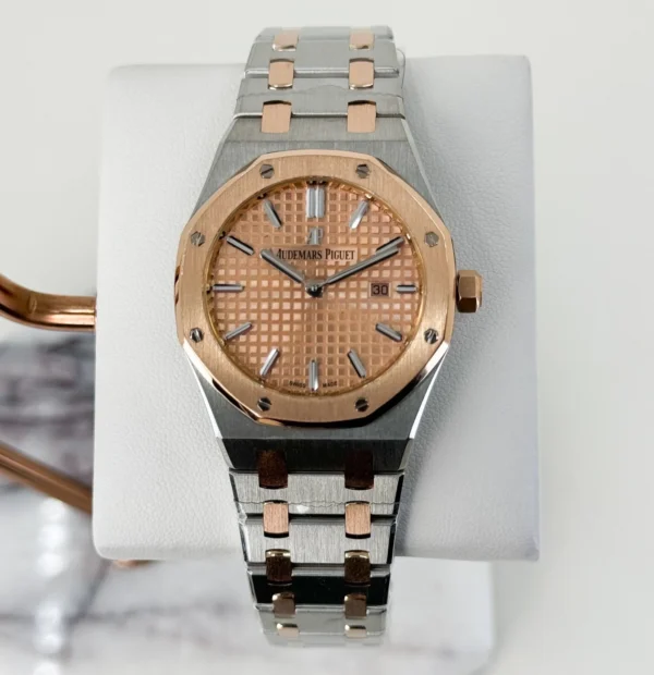 Audemars Piguet Royal Oak Quartz Watch-Pink Dial 33mm-67650SR.OO.1261SR.01 - Image 2