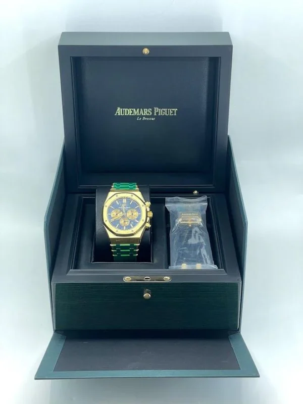 Audemars Piguet Royal Oak Selfwinding Chronograph Watch-Blue Dial 41mm-26331BA.OO.1220BA.01 - Image 4