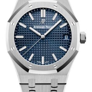 Audemars Piguet Royal Oak Selfwinding Watch - 41mm - Stainless Steel - Blue Dial - Calibre 4302-Blue Dial 41mm-15500ST.OO.1220ST.01
