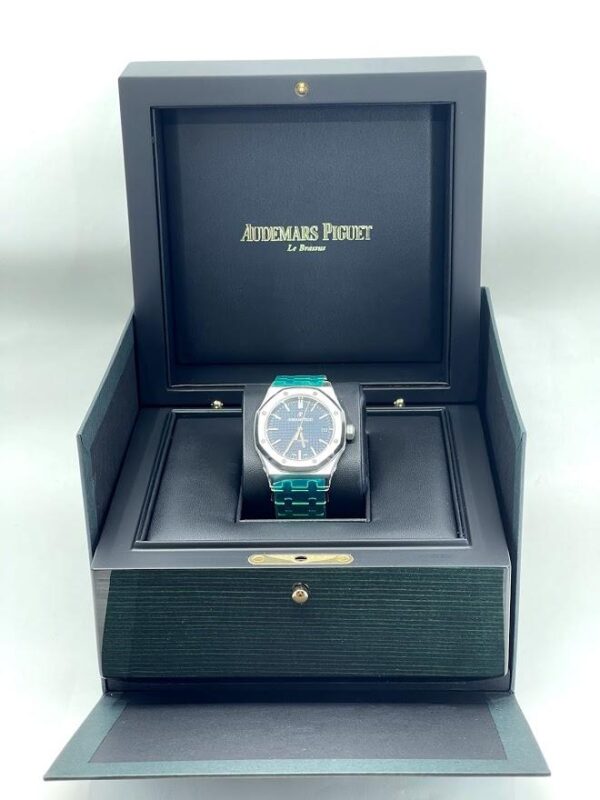 Audemars Piguet Royal Oak Selfwinding Watch-Blue Dial 37mm-15450ST.OO.1256ST.03 - Image 2