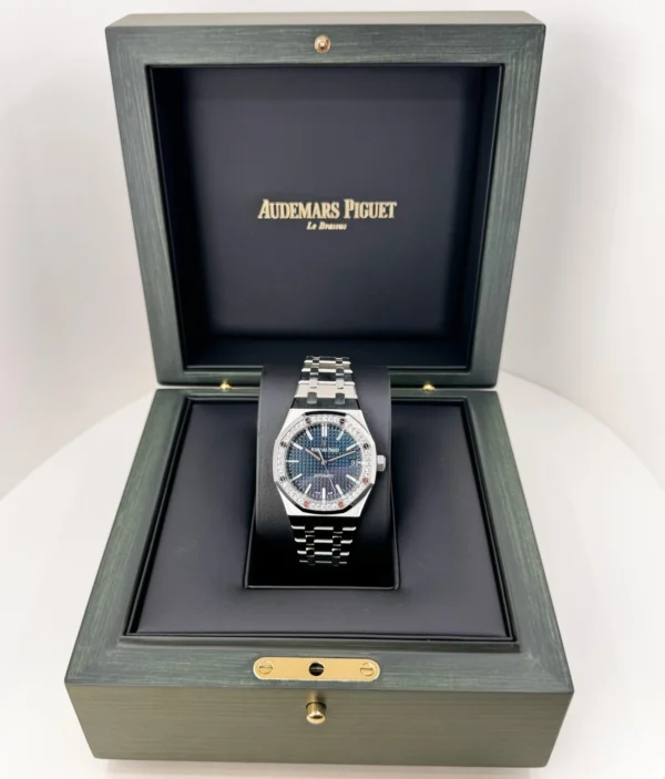 Audemars Piguet Royal Oak Selfwinding Watch-Blue Dial 37mm-15451ST.ZZ.1256ST.03 - Image 4