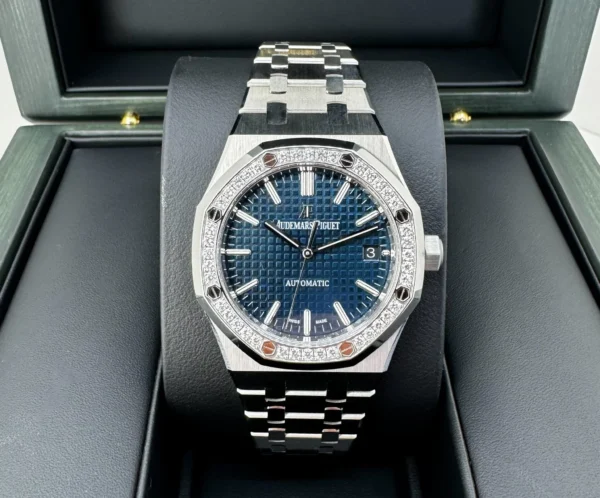 Audemars Piguet Royal Oak Selfwinding Watch-Blue Dial 37mm-15451ST.ZZ.1256ST.03 - Image 3