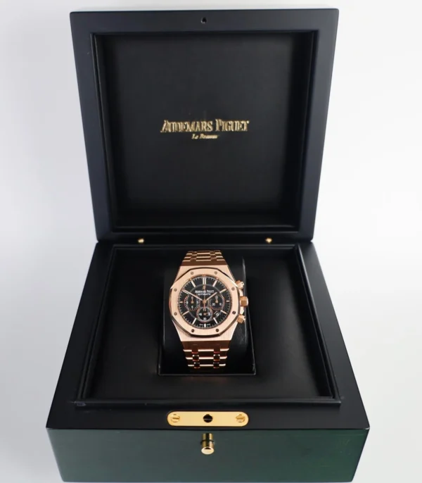 Audemars Piguet Royal Oak Watch - Black Index Dial 41mm - 26320OR.OO.1220OR.01 - Image 4