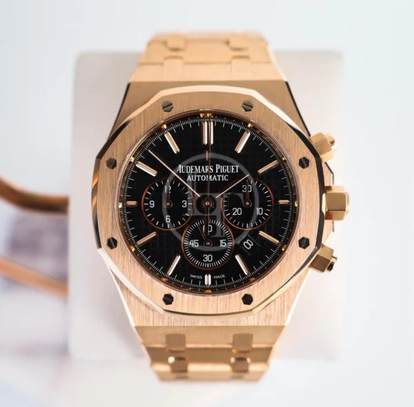 Audemars Piguet Royal Oak Watch - Black Index Dial 41mm - 26320OR.OO.1220OR.01 - Image 2