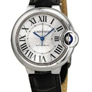 Cartier Ballon Bleu de Cartier Watch - 33 mm Steel Case - Black Alligator Strap - W6920085