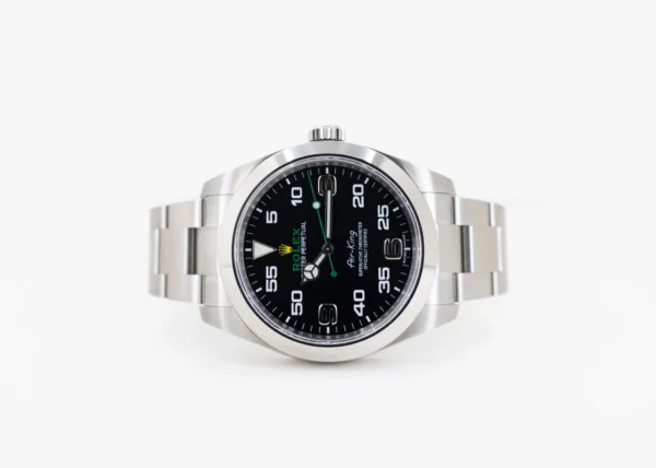 Rolex Air-King Stainless Steel Black Arabic Dial 40mm Green Hand Oyster Bracelet 116900 - Image 4