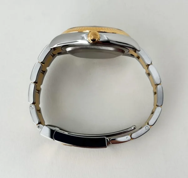 Rolex Datejust 36 Yellow Gold/Steel Champagne Diamond Dial & Fluted Bezel Oyster Bracelet 126233 - Image 7
