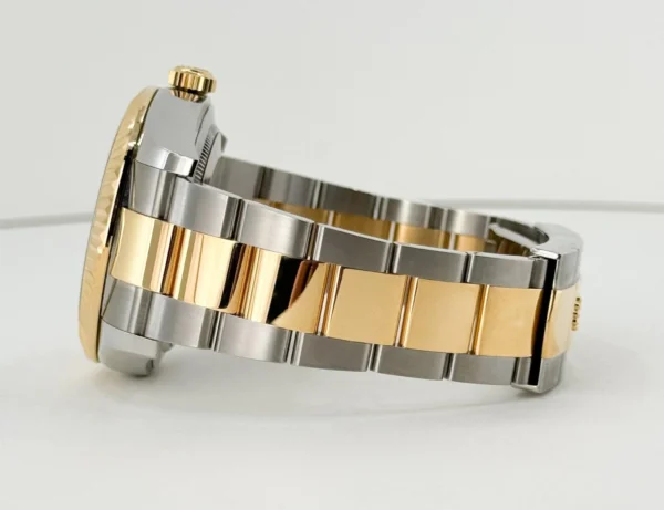 Rolex Sky-Dweller Yellow Gold/Steel Black Index Dial Fluted Bezel Oyster Bracelet 326933 - Image 5