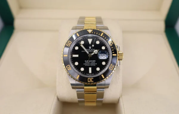 Rolex Steel and Gold Submariner Date Watch - Black Bezel - Black Dial - 2020 Release - 126613LN - Image 2