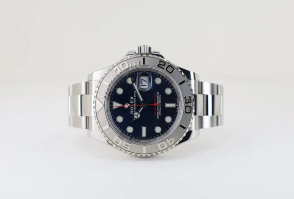 Rolex Steel and Platinum Yacht-Master 40 Watch - Blue Dial - 3235 Movement - 126622 blu - Image 3