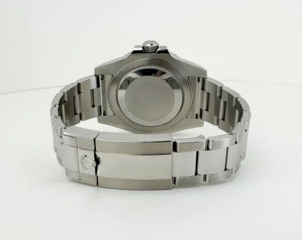Rolex Steel GMT-Master II 40 Watch - Black And Blue Batman Bezel - Black Dial - Oyster Bracelet - 116710BLNR - Image 7