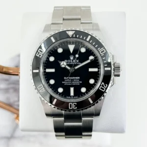Rolex Steel Submariner Watch - Black Dial - 2020 Release - 124060