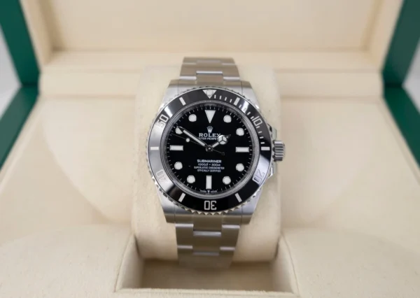 Rolex Steel Submariner Watch - Black Dial - 2020 Release - 124060 - Image 2
