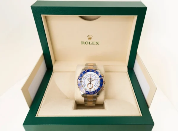 Rolex Steel Yacht-Master II 44 Watch - White Dial - 116681 - Image 3