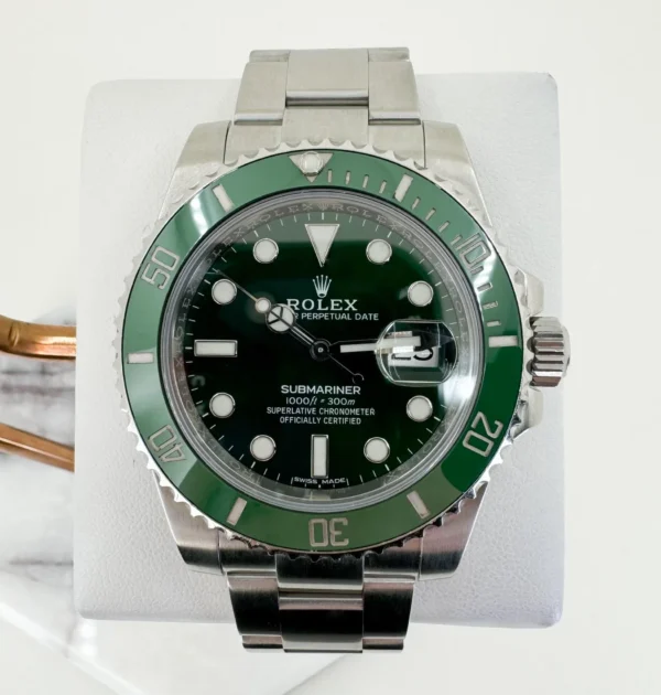 Rolex Submariner Date "Hulk" Stainless Steel Green Dial & Ceramic Bezel Oyster Bracelet 116610LV