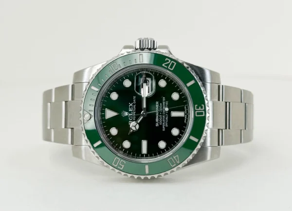 Rolex Submariner Date "Hulk" Stainless Steel Green Dial & Ceramic Bezel Oyster Bracelet 116610LV - Image 4