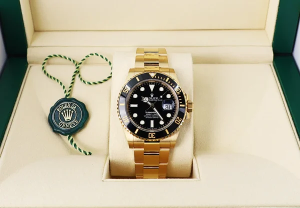 Rolex Submariner Date Yellow Gold 41mm Black Dial 126618LN