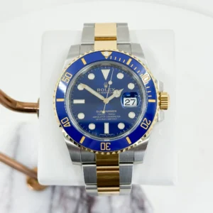Rolex Submariner Date Yellow Gold/Steel Blue Dial & Ceramic Bezel Oyster Bracelet 116613LB