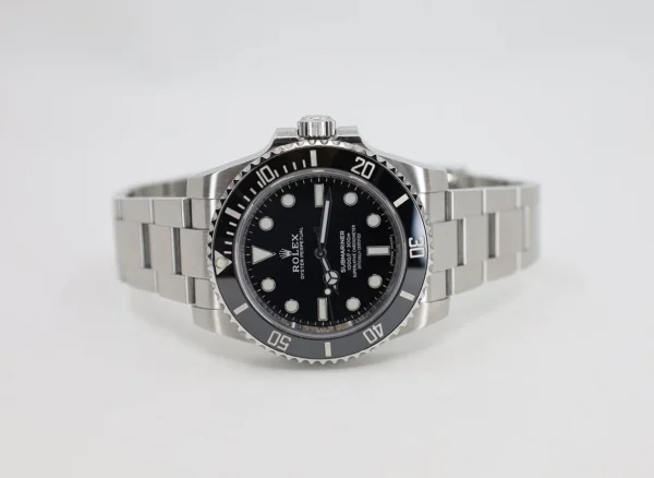 Rolex Submariner No Date Stainless Steel Black Dial & Ceramic Bezel Oyster Bracelet 114060 - Image 3