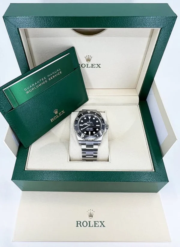 Rolex Submariner No Date Stainless Steel Black Dial & Ceramic Bezel Oyster Bracelet 114060 - Image 2