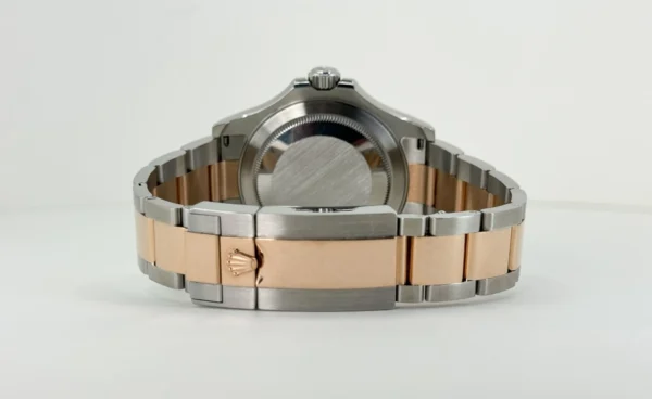 Rolex Yacht-Master 40 Everose Rose Gold/Steel Chocolate Brown Dial Gold Bezel Oyster Bracelet 116621 - Image 9
