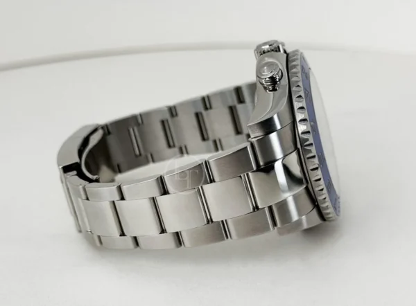Rolex Yacht-Master II Stainless Steel White Dial Mercedes Hands Blue Ceramic Bezel 116680 - Image 5