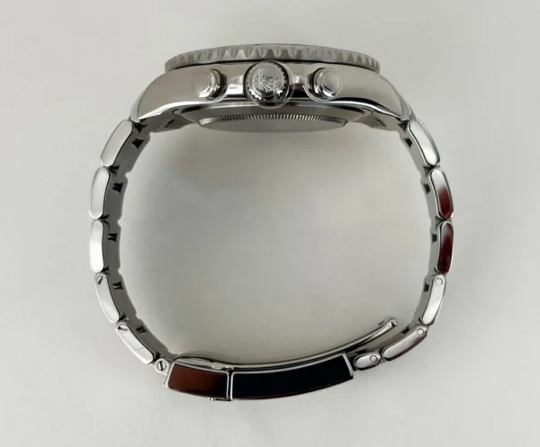 Rolex Yacht-Master II Stainless Steel White Dial Mercedes Hands Blue Ceramic Bezel 116680 - Image 7