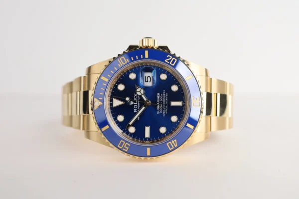 Rolex Yellow Gold Submariner Date Watch - Blue Bezel - Blue Dial - 2020 Release - 126618LB - Image 3