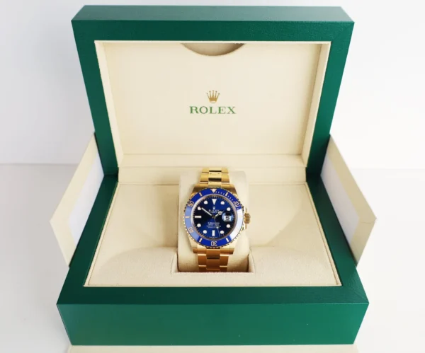 Rolex Yellow Gold Submariner Date Watch - Blue Bezel - Blue Dial - 2020 Release - 126618LB - Image 2